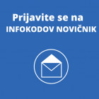 Želite biti bolje obveščeni o novih izdelkih, akcijah in našem poslovanju?